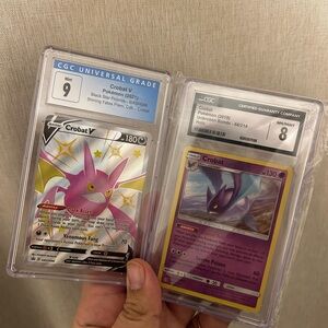 Crobat V Pokémon Card Set graded